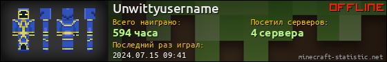 Юзербар 560x90 для Unwittyusername