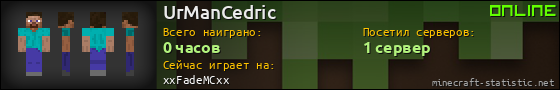 Юзербар 560x90 для UrManCedric