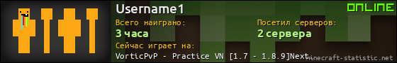 Юзербар 560x90 для Username1