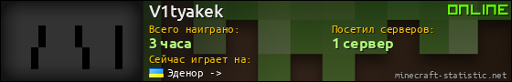Юзербар 560x90 для V1tyakek