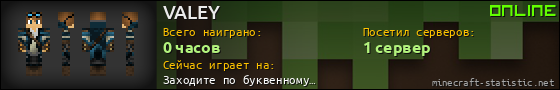 Юзербар 560x90 для VALEY
