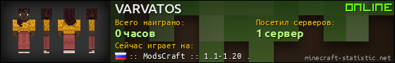 Юзербар 560x90 для VARVATOS