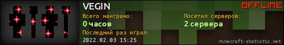 Юзербар 560x90 для VEGIN