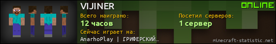 Юзербар 560x90 для VIJINER