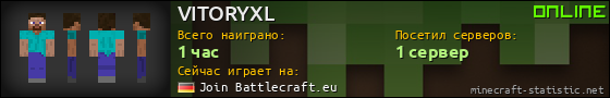 Юзербар 560x90 для VITORYXL