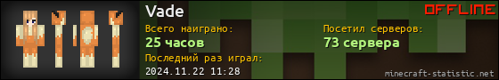 Юзербар 560x90 для Vade
