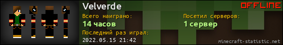 Юзербар 560x90 для Velverde