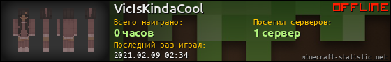 Юзербар 560x90 для VicIsKindaCool
