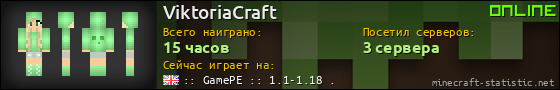 Юзербар 560x90 для ViktoriaCraft