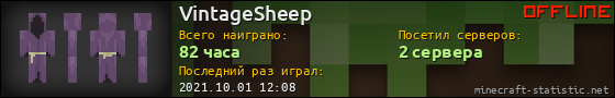 Юзербар 560x90 для VintageSheep