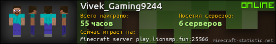 Юзербар 560x90 для Vivek_Gaming9244