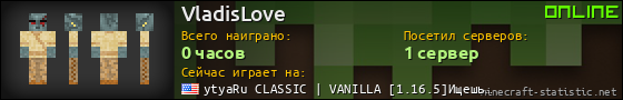 Юзербар 560x90 для VladisLove