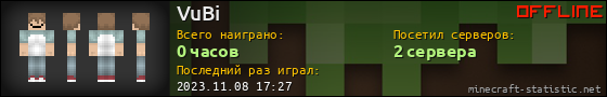 Юзербар 560x90 для VuBi