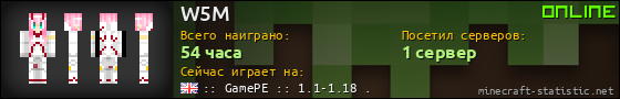 Юзербар 560x90 для W5M