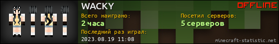 Юзербар 560x90 для WACKY