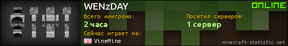 Юзербар 560x90 для WENzDAY