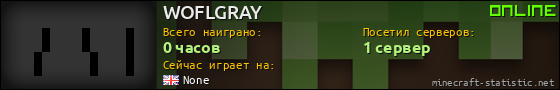 Юзербар 560x90 для WOFLGRAY