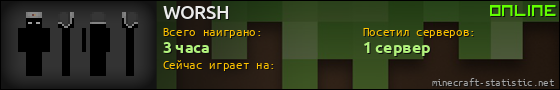 Юзербар 560x90 для WORSH