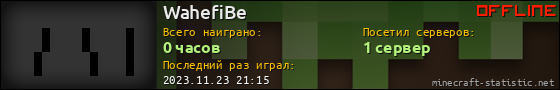 Юзербар 560x90 для WahefiBe