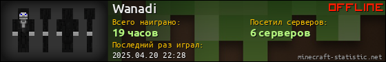 Юзербар 560x90 для Wanadi