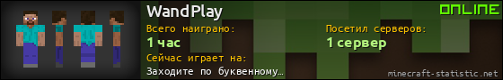 Юзербар 560x90 для WandPlay