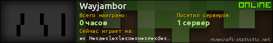 Юзербар 560x90 для Wayjambor