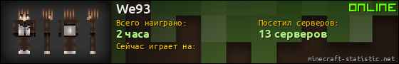 Юзербар 560x90 для We93