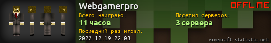 Юзербар 560x90 для Webgamerpro