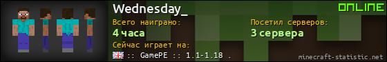 Юзербар 560x90 для Wednesday_