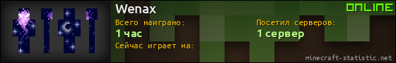 Юзербар 560x90 для Wenax