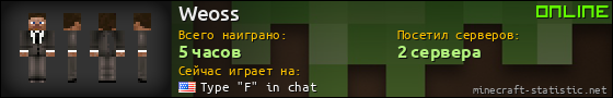 Юзербар 560x90 для Weoss