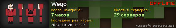 Юзербар 560x90 для Weqo