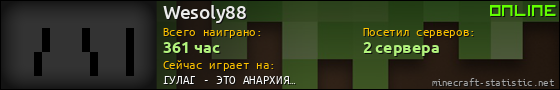 Юзербар 560x90 для Wesoly88