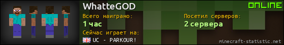 Юзербар 560x90 для WhatteGOD