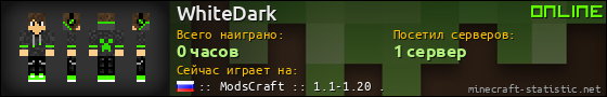 Юзербар 560x90 для WhiteDark