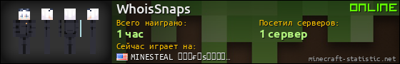 Юзербар 560x90 для WhoisSnaps