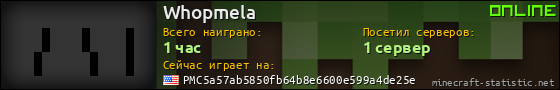 Юзербар 560x90 для Whopmela