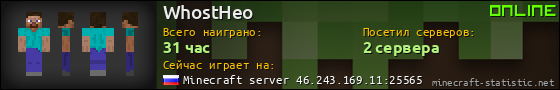 Юзербар 560x90 для WhostHeo