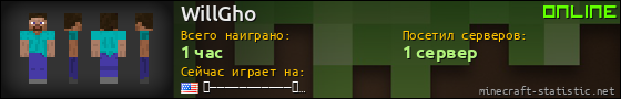 Юзербар 560x90 для WillGho
