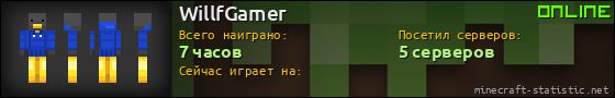 Юзербар 560x90 для WillfGamer