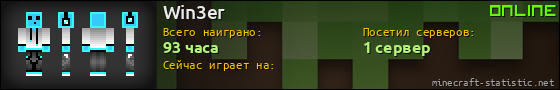 Юзербар 560x90 для Win3er