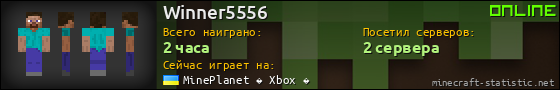 Юзербар 560x90 для Winner5556