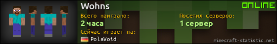Юзербар 560x90 для Wohns