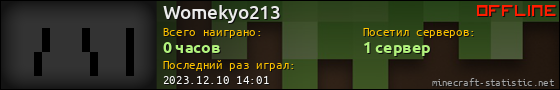 Юзербар 560x90 для Womekyo213