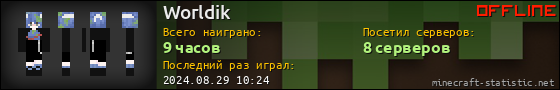 Юзербар 560x90 для Worldik