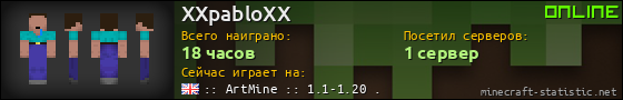 Юзербар 560x90 для XXpabloXX