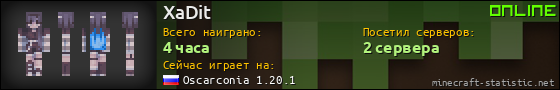 Юзербар 560x90 для XaDit