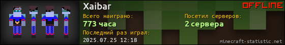 Юзербар 560x90 для Xaibar