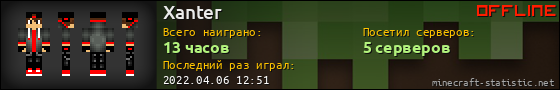 Юзербар 560x90 для Xanter