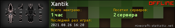 Юзербар 560x90 для Xantik